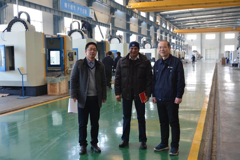 India customer visit our factory